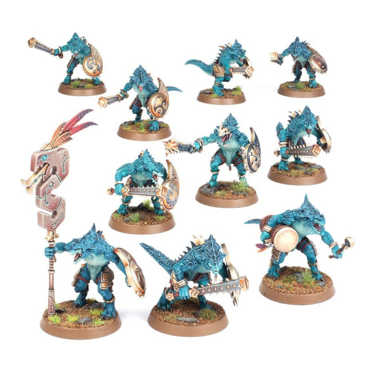 Warhammer AGE OF SIGMAR Spearhead: Seraphon - Sunblooded Prowlers - WARHAMMER 70-882