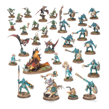 Warhammer AGE OF SIGMAR Spearhead: Seraphon - Sunblooded Prowlers - WARHAMMER 70-882