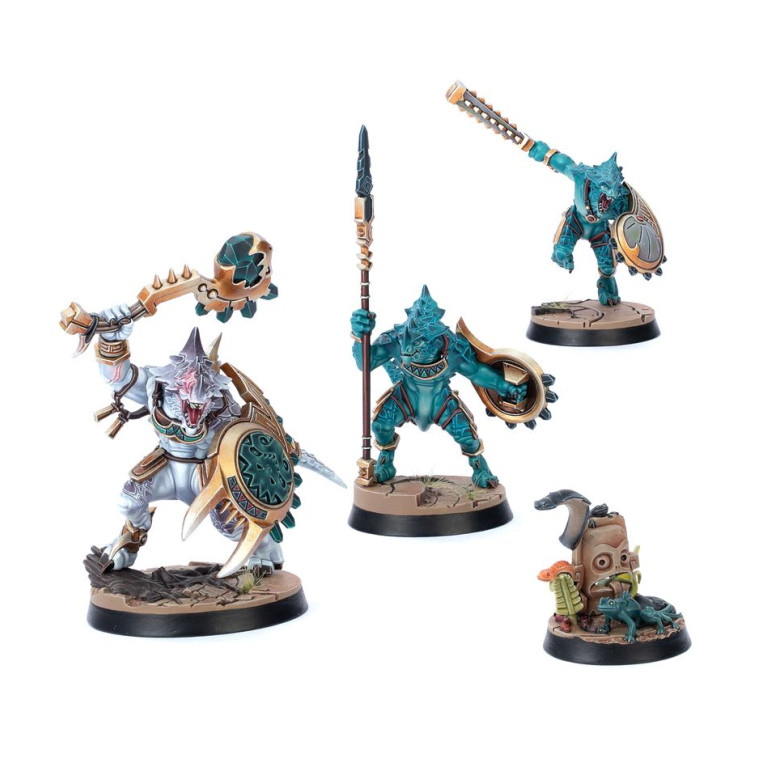 Warhammer AGE OF SIGMAR Spearhead: Seraphon - Sunblooded Prowlers - WARHAMMER 70-882