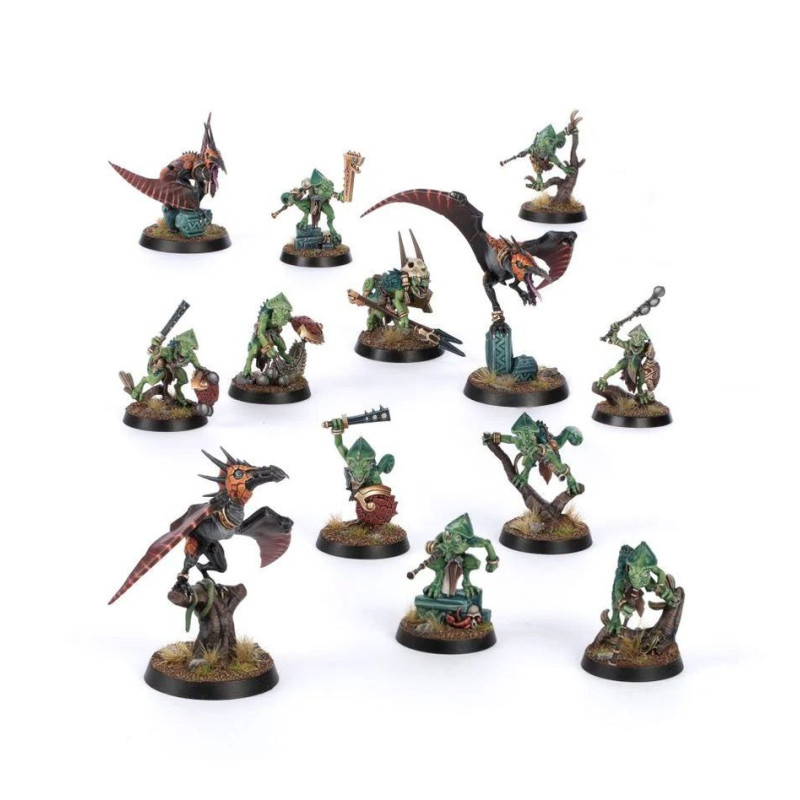 Warhammer AGE OF SIGMAR Spearhead: Seraphon - Sunblooded Prowlers - WARHAMMER 70-882