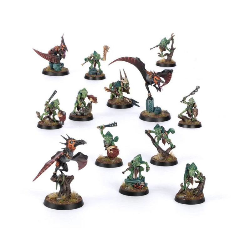 Warhammer AGE OF SIGMAR Spearhead: Seraphon - Sunblooded Prowlers - WARHAMMER 70-882