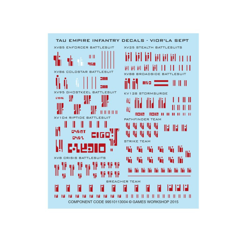 Warhammer 40.000 Combat Patrol, Empire T'au  - WARHAMMER 56-67
