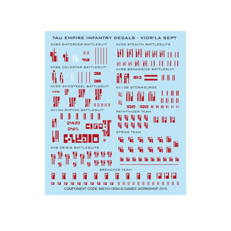 Warhammer 40.000 Combat Patrol, Empire T'au  - WARHAMMER 56-67