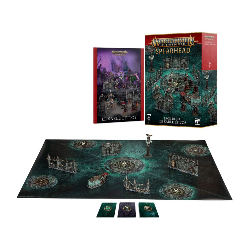 Warhammer Age of Sigmar Spearhead pack de jeu: Le Sable et l'Os - WARHAMMER 80-57