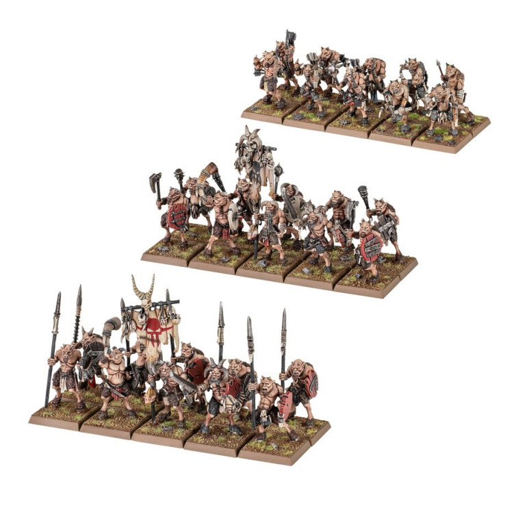Warhammer The Old World - Beastmen Brayherds Battalion  - WARHAMMER 08-110