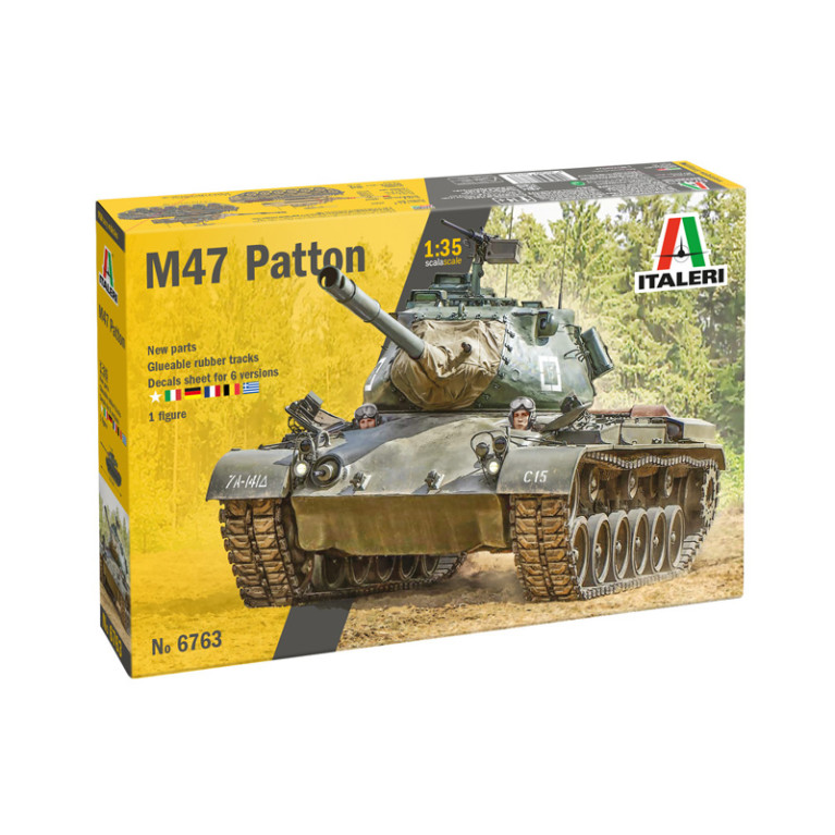 Char M47 PATTON 6 versions - ITALERI 6763 - 1/35