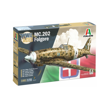 MC.202 Folgore Aces 5 versions - ITALERI 1481 - 1/72