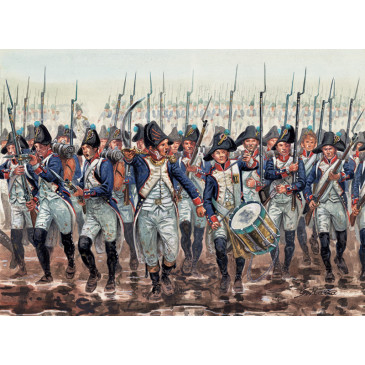 Infanterie française 1789-1805 - Guerres napoléoniennes - ITALERI 6092 - 1/72