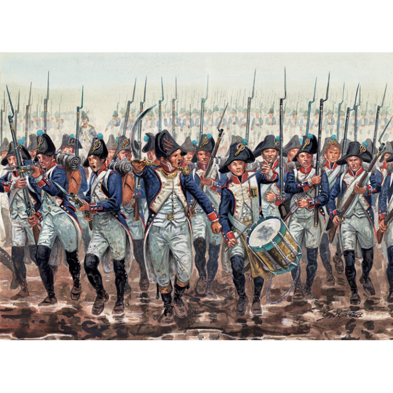 Infanterie française 1789-1805 - Guerres napoléoniennes - ITALERI 6092 - 1/72