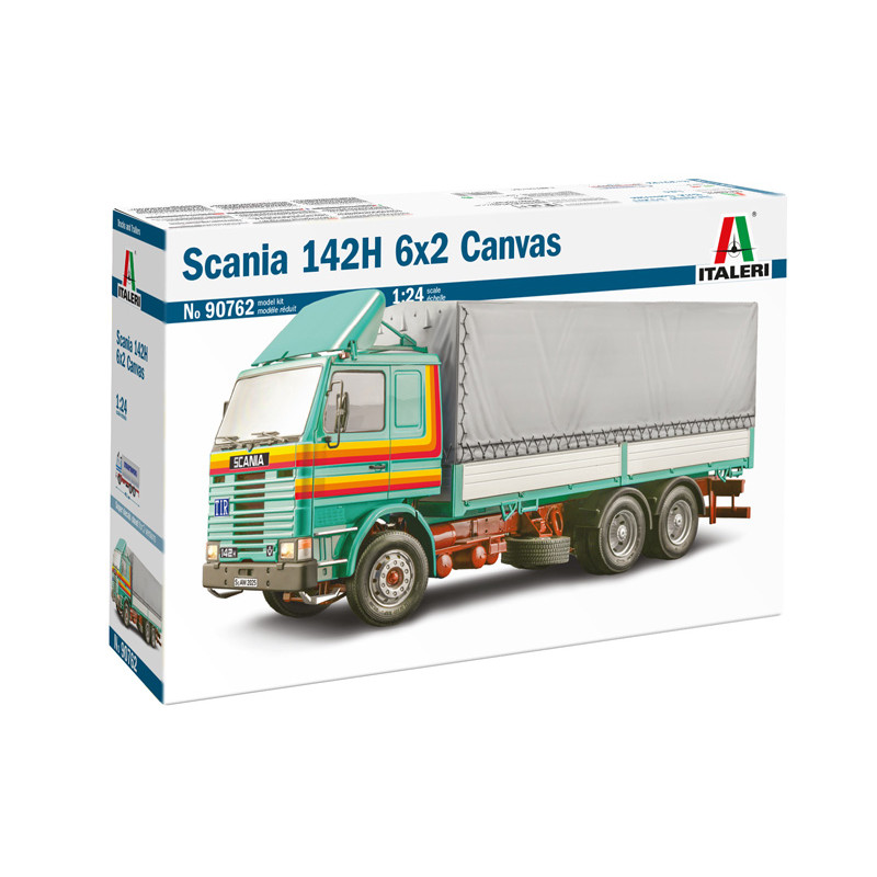 Scania 142H 6x2 toile, 2 versions - ITALERI 90762 - 1/24