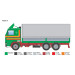 Scania 142H 6x2 toile, 2 versions - ITALERI 90762 - 1/24