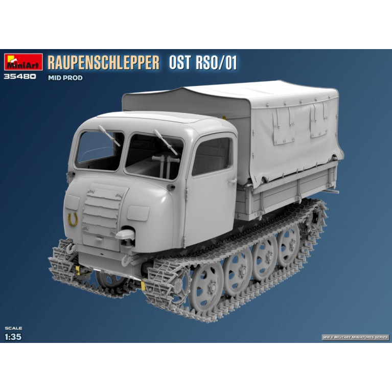 Raupenschlepper Ost (RSO/01) 4 versions - MiniArt 35480 - 1/35