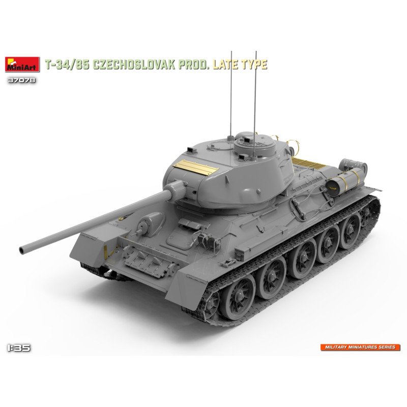 T-34-85, production tchécoslovaque, late prod 6 versions - MiniArt 37078 - 1/35