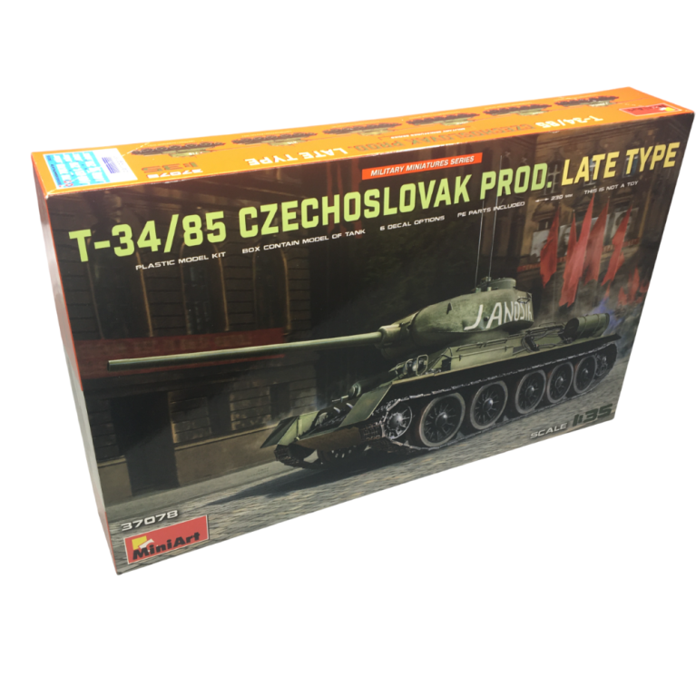 T-34-85, production tchécoslovaque, late prod 6 versions - MiniArt 37078 - 1/35