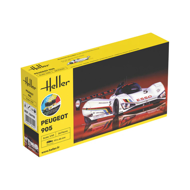 Kit de démarrage Peugeot 905 - HELLER 56110 - 1/43