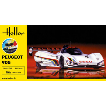 Kit de démarrage Peugeot 905 - HELLER 56110 - 1/43