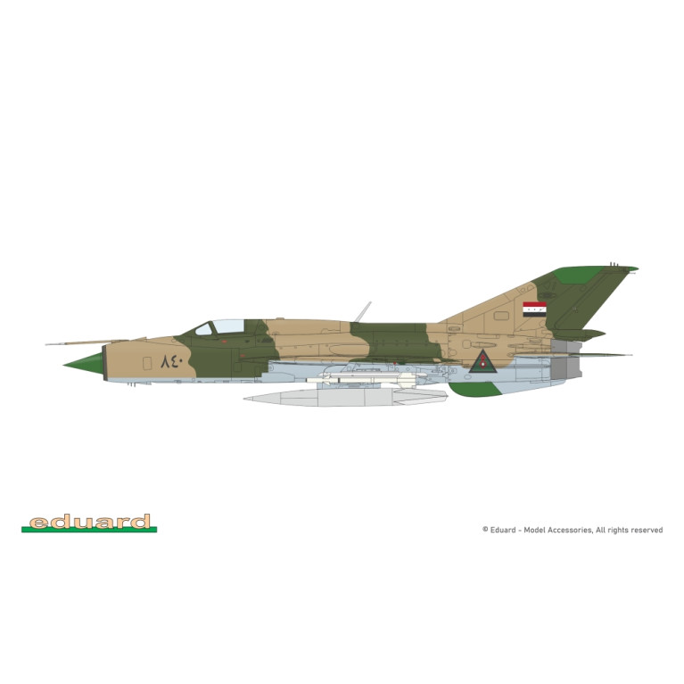 MiG-21 PFM - 4 versions - EDUARD 84202 - 1/48