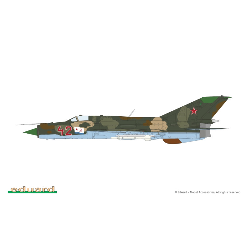 MiG-21 PFM - 4 versions - EDUARD 84202 - 1/48