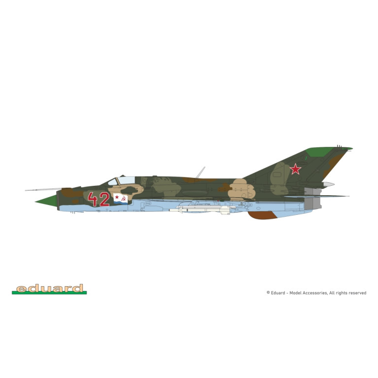 MiG-21 PFM - 4 versions - EDUARD 84202 - 1/48