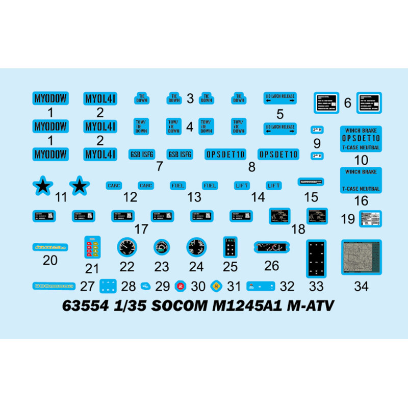 SOCOM M1245A1 M-ATV - I LOVE Kit 63554 - 1/35