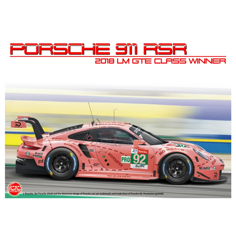 Porsche 911 RSR GTE 2018 LM GTE class winner - NUNU PN24040 - 1/24