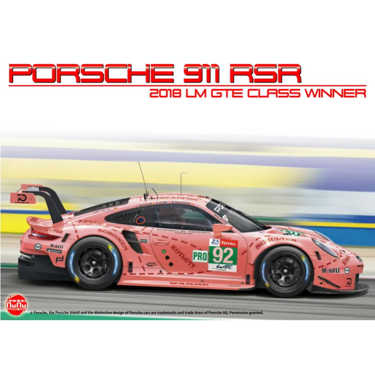 Porsche 911 RSR GTE 2018 LM GTE class winner - NUNU PN24040 - 1/24
