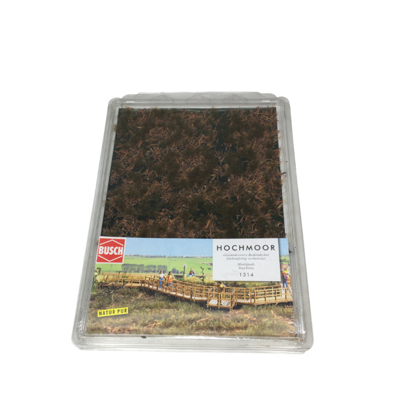 Tapis de fibres: Tourbière - BUSCH 1314 - HO 1/87