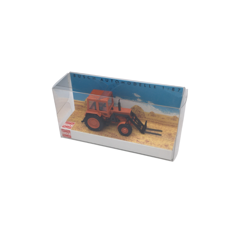 Belarus MTS82, chargeur frontal et fourches - BUSCH 51308 - HO 1/87