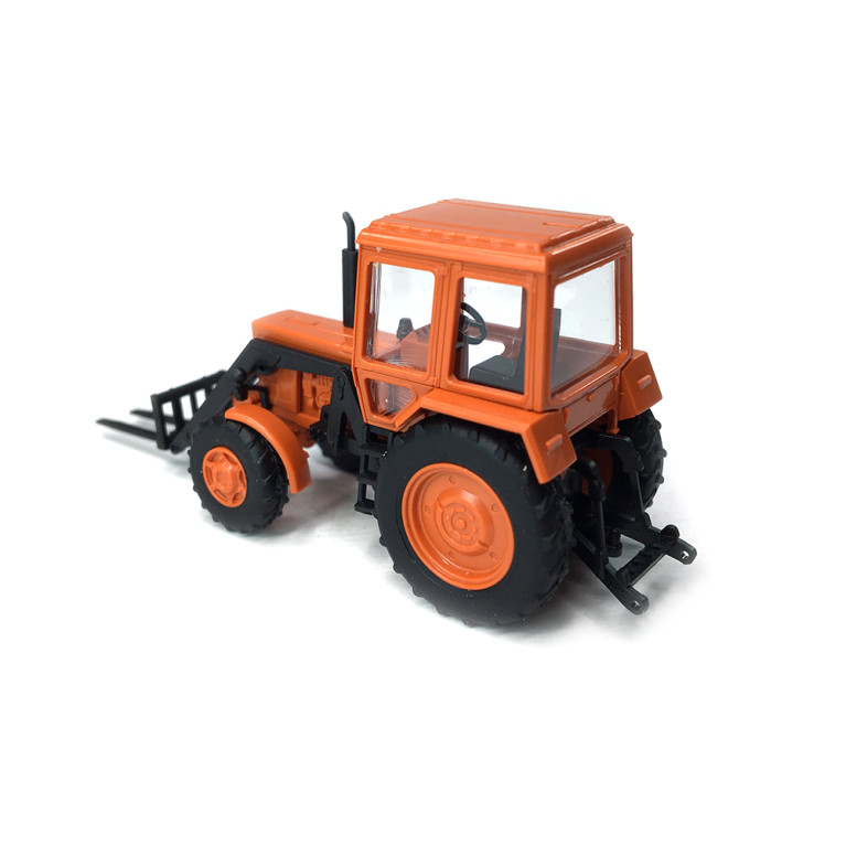 Belarus MTS82, chargeur frontal et fourches - BUSCH 51308 - HO 1/87
