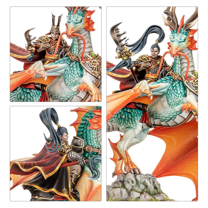 Warhammer The Old World - Grand Cathay: Seigneur Shugengan sur Grand Esprit Longma - WARHAMMER 06-207