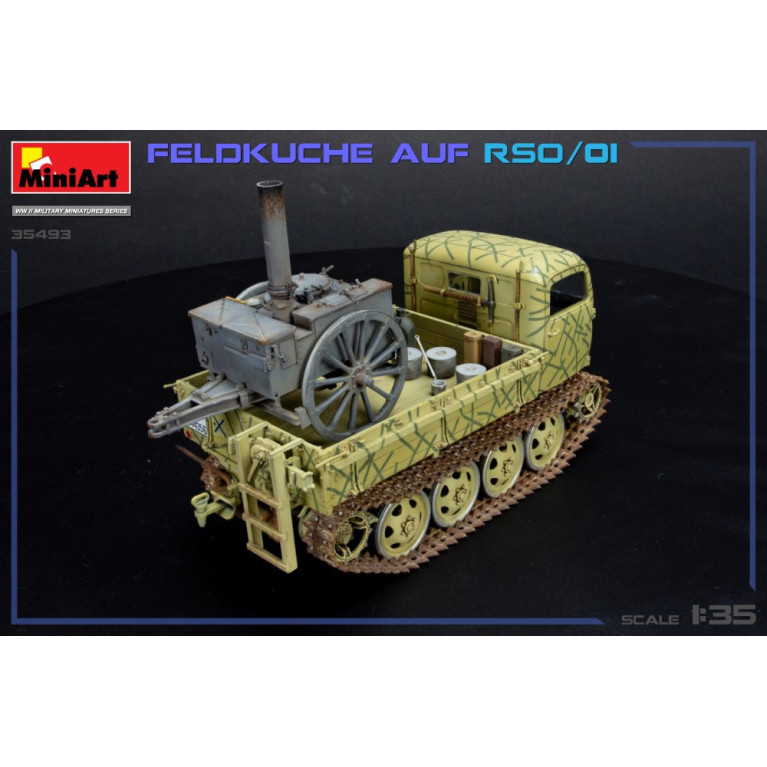 Feldküche Auf RSO/01, 4 versions - MiniArt 35493 - 1/35