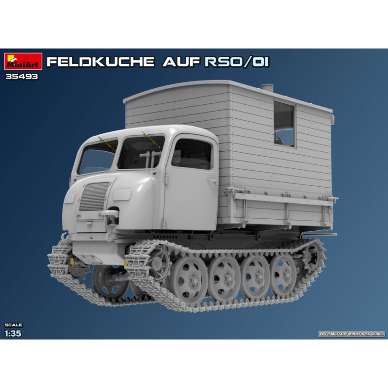 Feldküche Auf RSO/01, 4 versions - MiniArt 35493 - 1/35