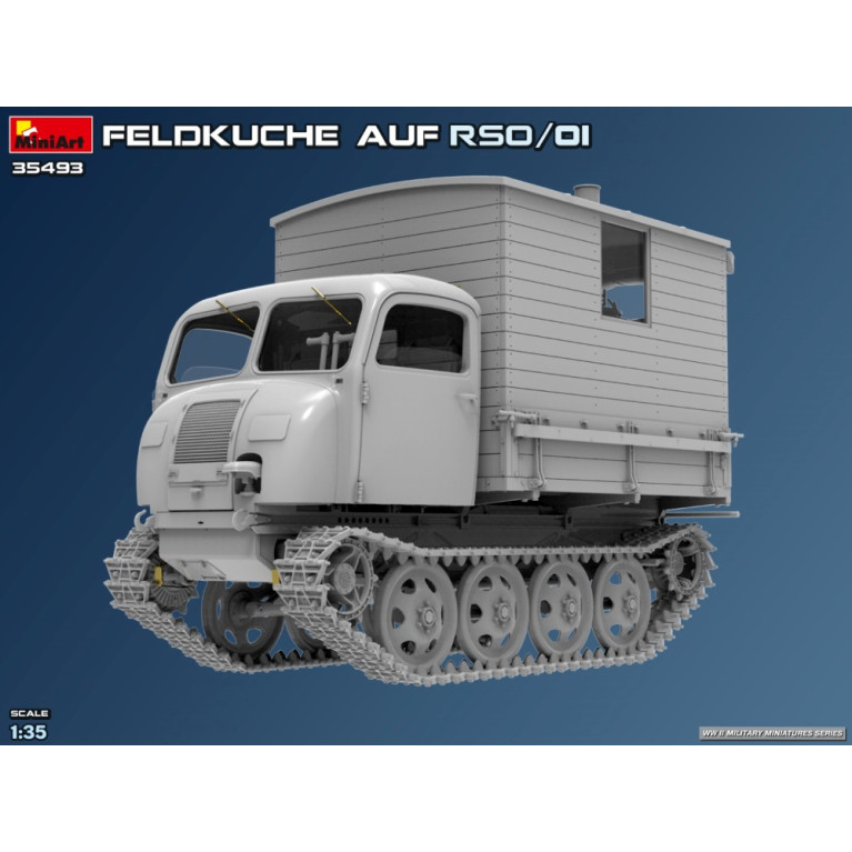 Feldküche Auf RSO/01, 4 versions - MiniArt 35493 - 1/35