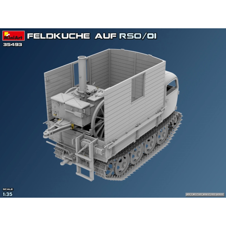 Feldküche Auf RSO/01, 4 versions - MiniArt 35493 - 1/35