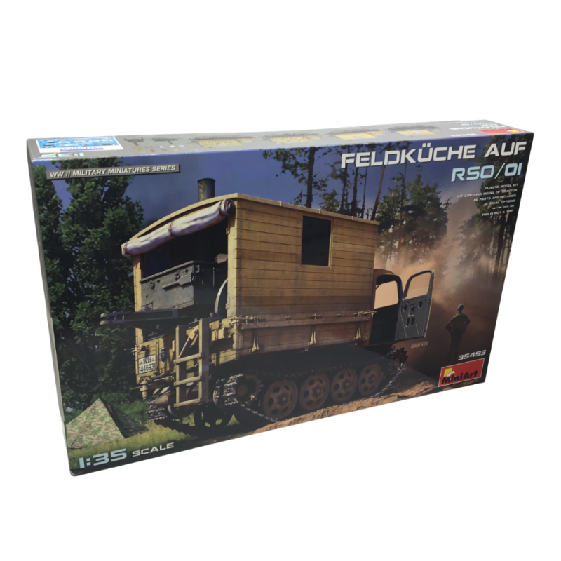 Feldküche Auf RSO/01, 4 versions - MiniArt 35493 - 1/35