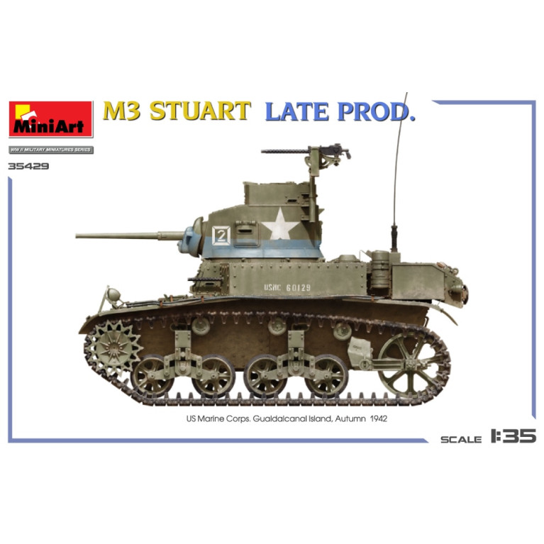 M3 Stuart Late prod 6 versions - MiniArt 35429 - 1/35