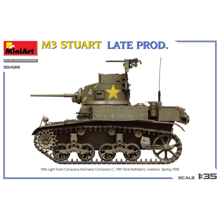 M3 Stuart Late prod 6 versions - MiniArt 35429 - 1/35