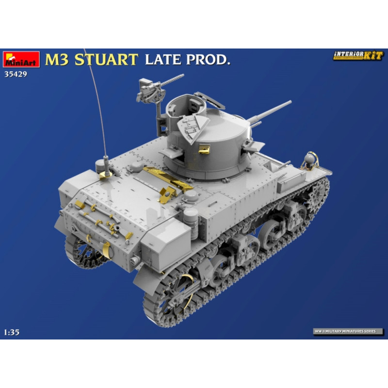 M3 Stuart Late prod 6 versions - MiniArt 35429 - 1/35