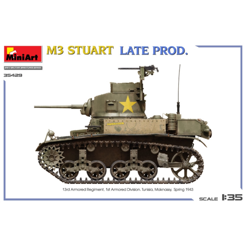 M3 Stuart Late prod 6 versions - MiniArt 35429 - 1/35