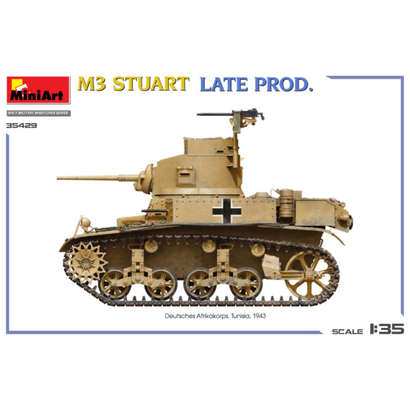 M3 Stuart Late prod 6 versions - MiniArt 35429 - 1/35