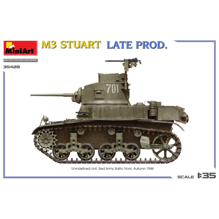 M3 Stuart Late prod 6 versions - MiniArt 35429 - 1/35