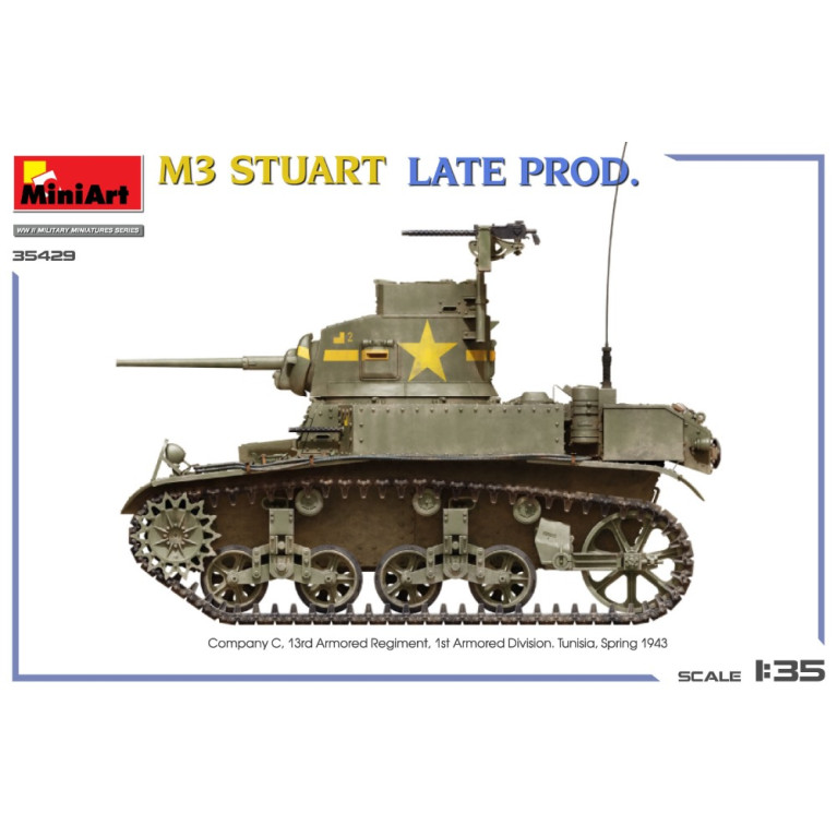 M3 Stuart Late prod 6 versions - MiniArt 35429 - 1/35