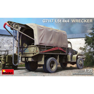 G7117 1.5T 4x4 WRECKER, 3 versions - MiniArt 35490 - 1/35