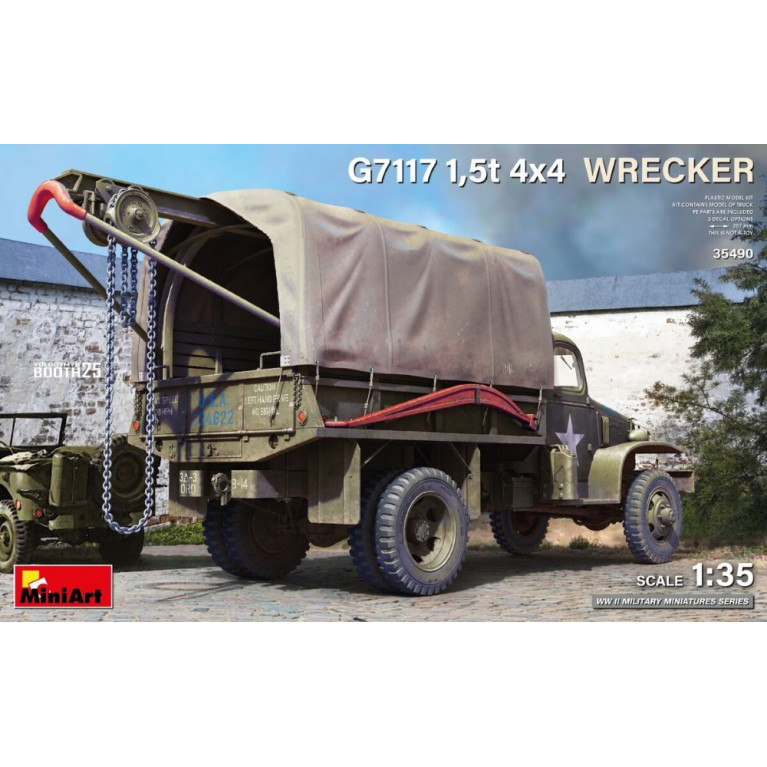 G7117 1.5T 4x4 WRECKER, 3 versions - MiniArt 35490 - 1/35