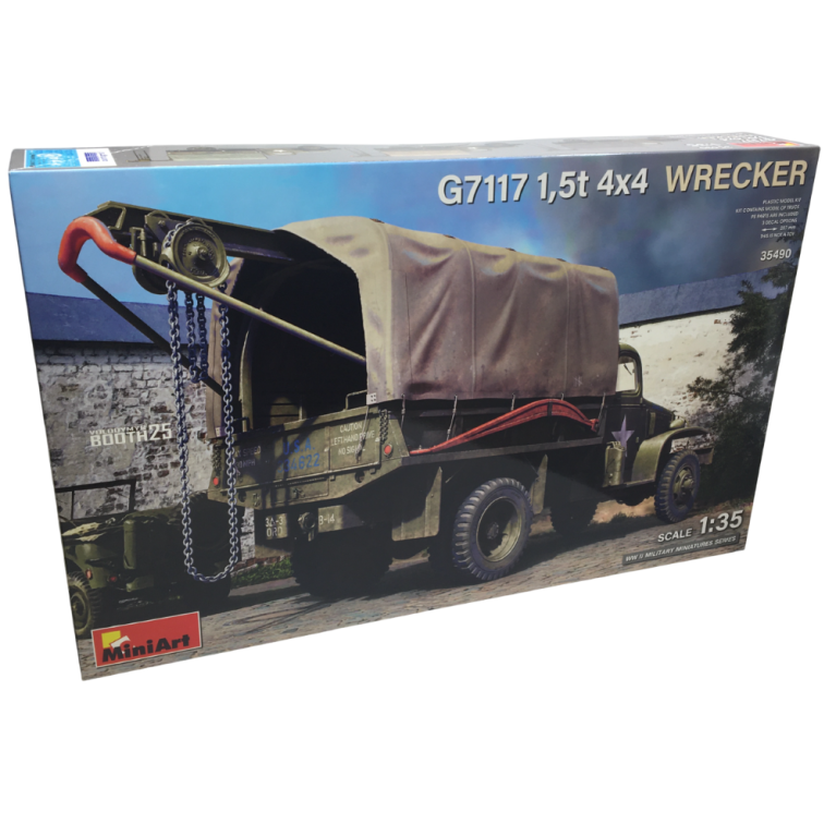 G7117 1.5T 4x4 WRECKER, 3 versions - MiniArt 35490 - 1/35