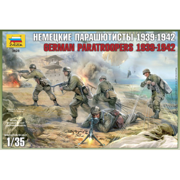 Parachutiste Allemand 1939-1942 - ZVEZDA 3628 - 1/35