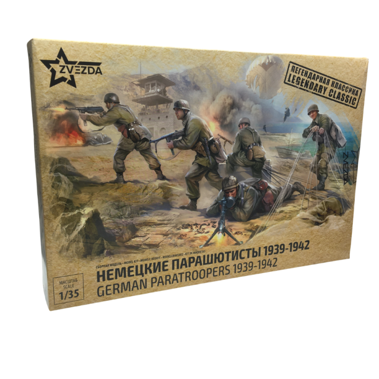 Parachutiste Allemand 1938-1942 - ZVEZDA 3628 - 1/35