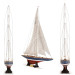 Yacht Endeavour, America's cup 1934 - Bateau en Bois - OCCRE 12013 - 1/75