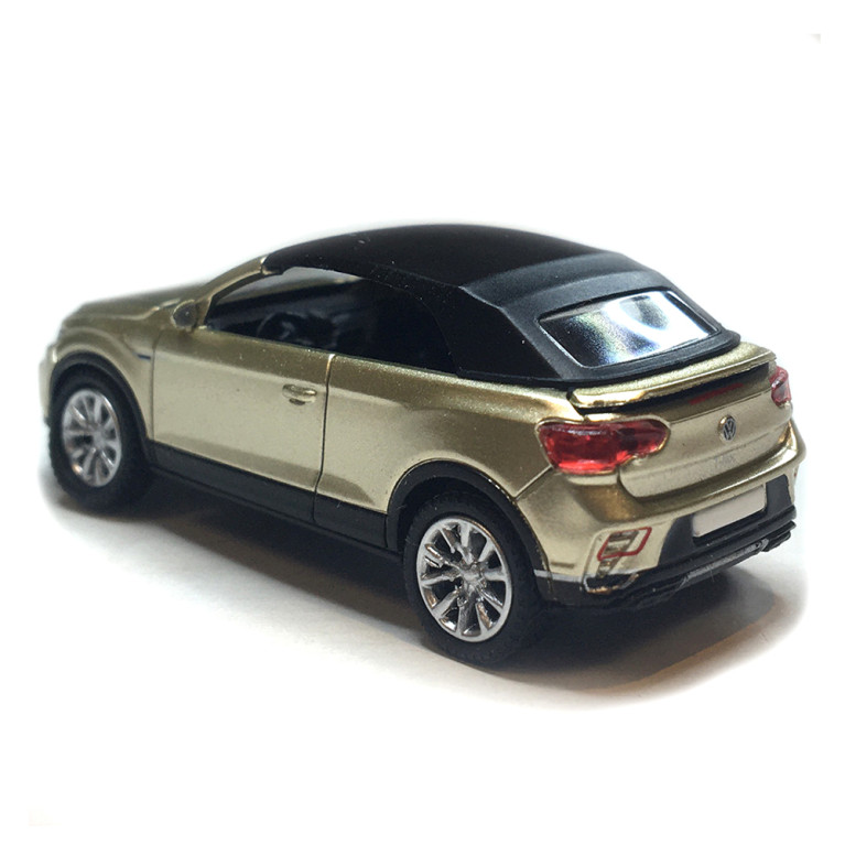 VW T-Roc cabriolet phase 2 ouvert, beige métallisé, 2022 - PCX870602 - HO 1/87