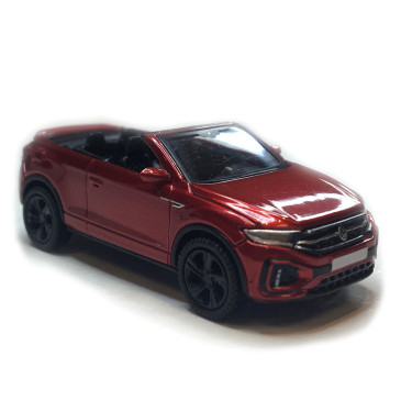 VW T-Roc cabriolet phase 2 ouvert, rouge métallisé, 2022 - PCX870601 - HO 1/87